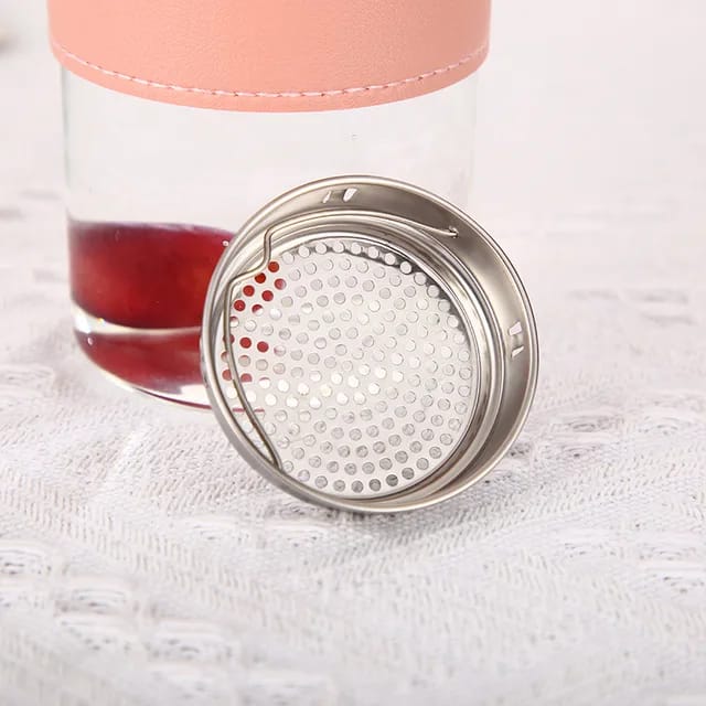 Tea and Herb Strainer Glass Bottle